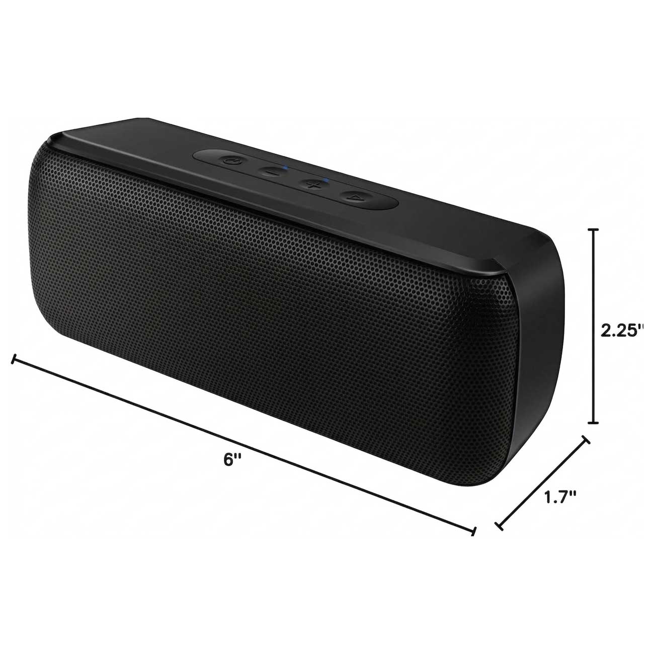 Wireless Speaker Hands-free Microphone Audio Multimedia Rechargeable Black - ONXW16 2352-8