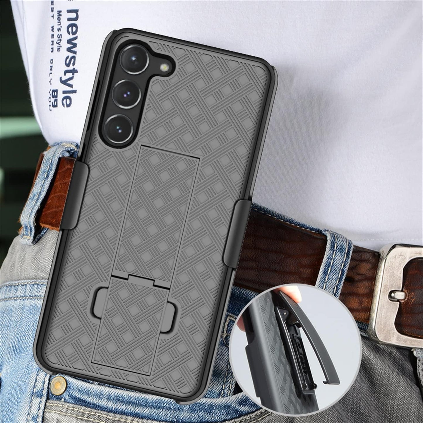 Case Belt Clip Holster Swivel Cover Kickstand Armor - ONB02 2080-7