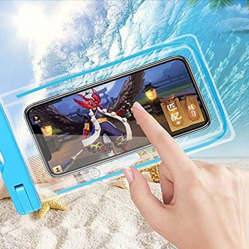 Waterproof Case 2 Pieces Underwater Bag For Pool Sea Floating Cover Touch Screen - ONE47+A47 1988-5