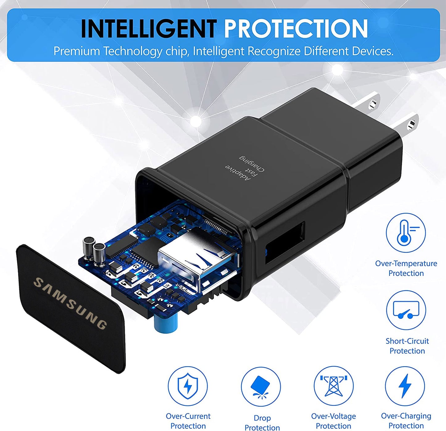 OEM Home Charger Adaptive Fast USB Power Adapter Travel 1261-4