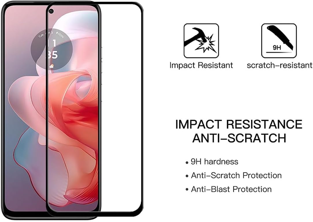 2 Pack Screen Protector Tempered Glass HD Clear Full Cover (Fingerprint Unlock) 9H Hardness - ON2V59 2089-5