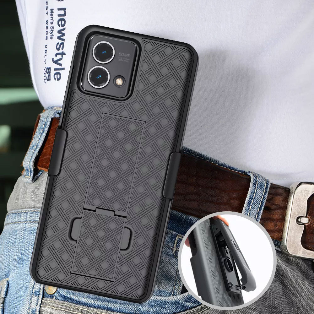 Case Belt Clip Holster Swivel Cover Kickstand Armor - ONG40 2081-8
