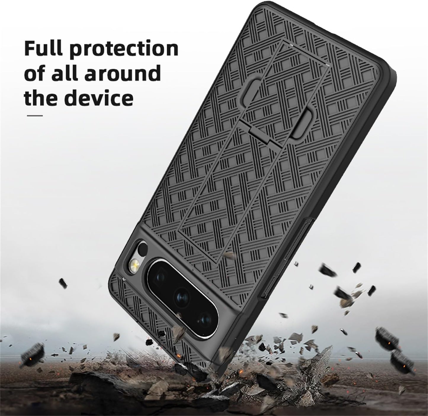 Case Belt Clip Holster Swivel Cover Kickstand Armor - ONF67 2023-6