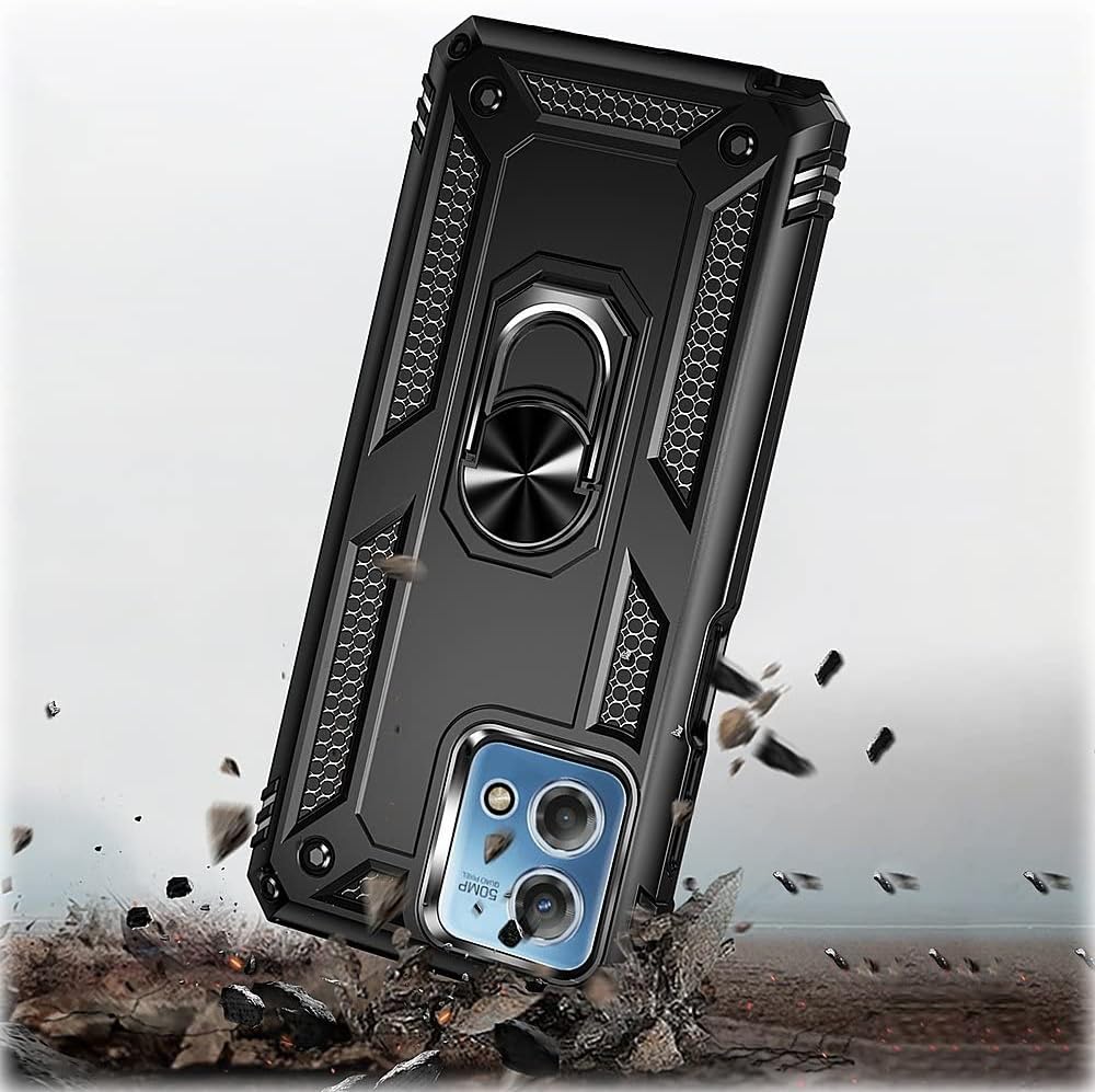 Case Belt Clip Holster Swivel Metal Ring Cover Kickstand Armor - ONE98 2092-8