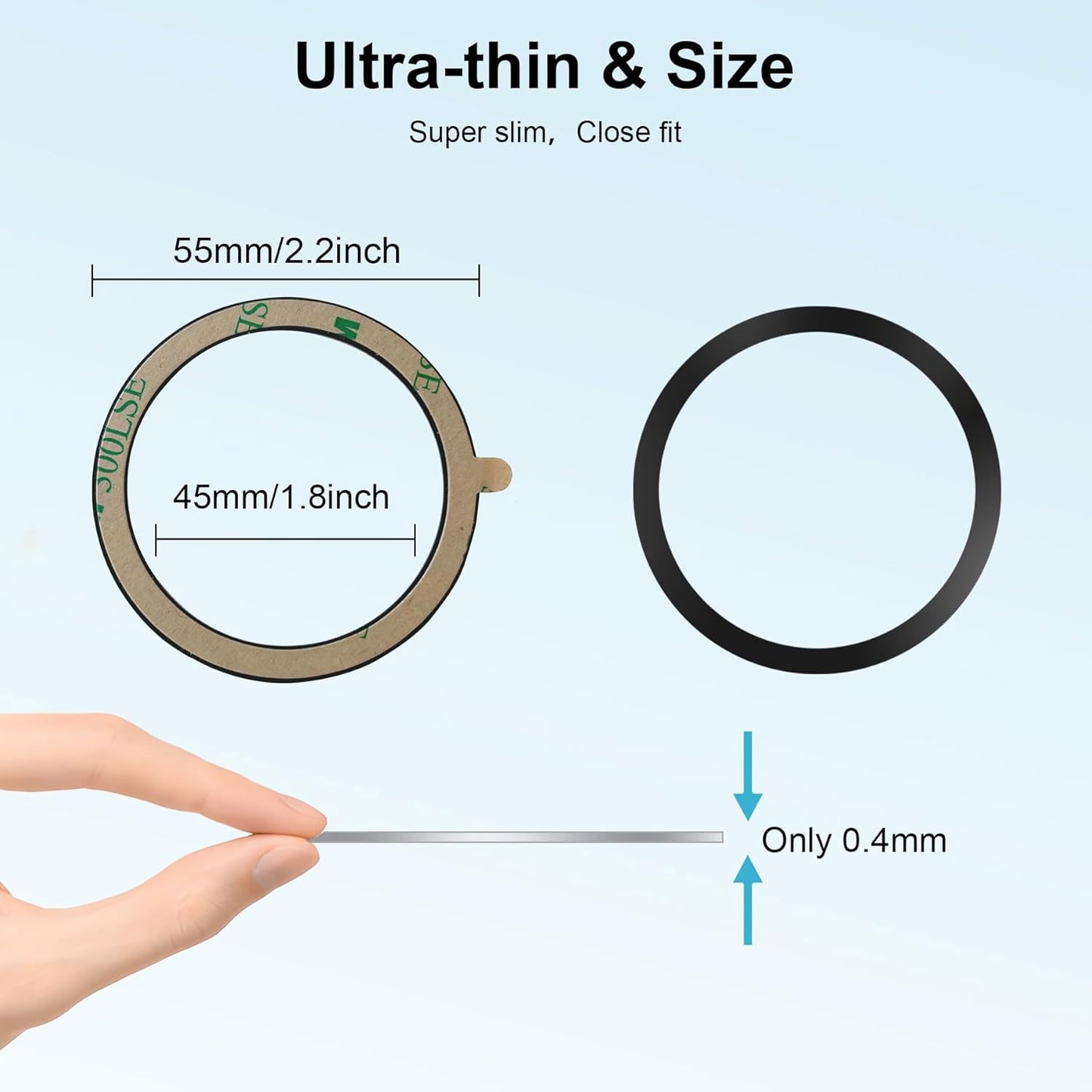 Magnetic Car Mount Phone Holder For Dash Windshield Telescopic MagSafe Compatible Strong Grip - ONY43 2187-7