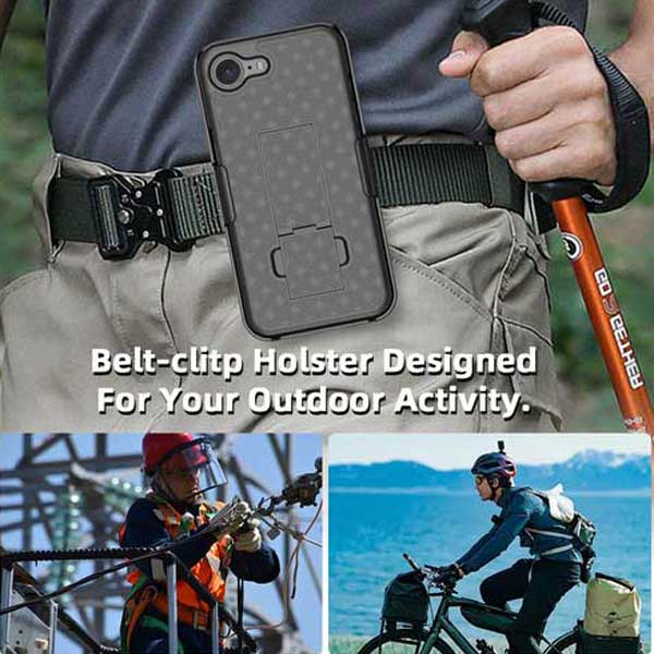 Case with Belt Clip Swivel Holster Combo Cover w Kickstand Armor Defender - ONL99 2213-8