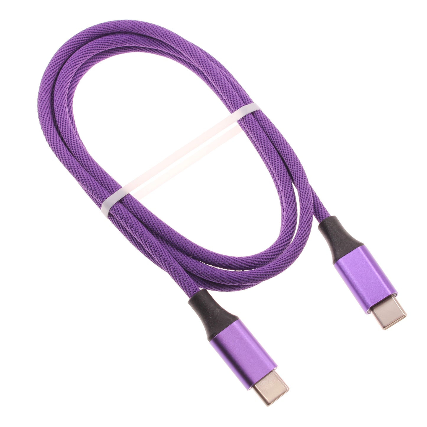 Purple 3ft PD Cable Type-C to USB-C Fast Charger Cord Power Wire Sync - ONM32 2165-7