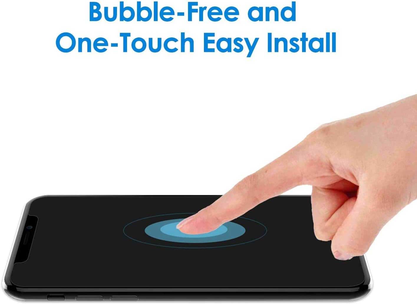 2 Pack Screen Protector Tempered Glass HD Clear Full Cover (Fingerprint Unlock) 9H Hardness - ON2SP86 2327-5