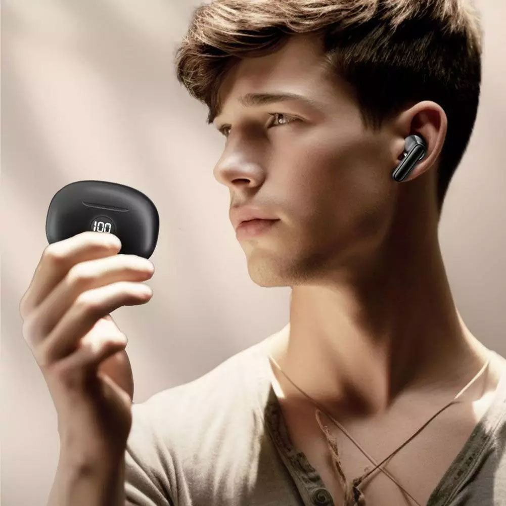 TWS Earphones Wireless Earbuds Headphones True Stereo Headset - ONV65 2102-6