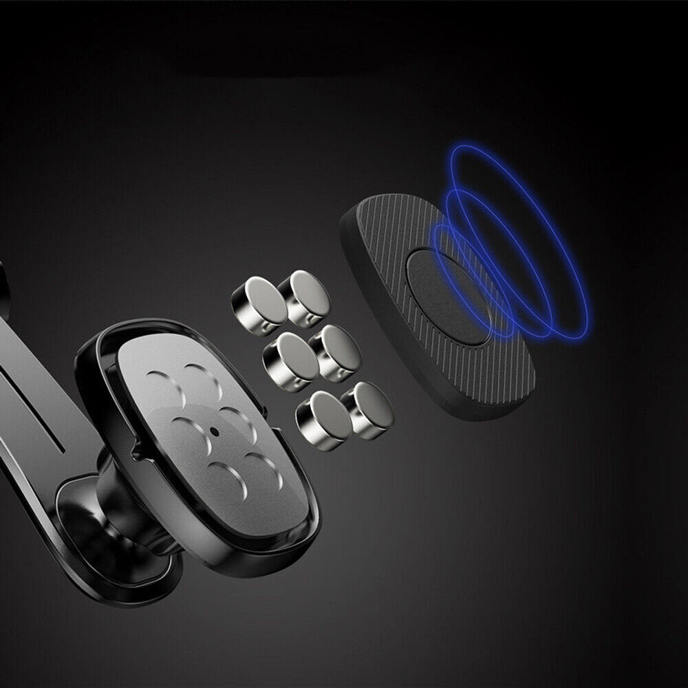 Car Mount Dash Phone Holder Magnetic Cradle Swivel Dock Strong Grip - ONJ73 2186-6