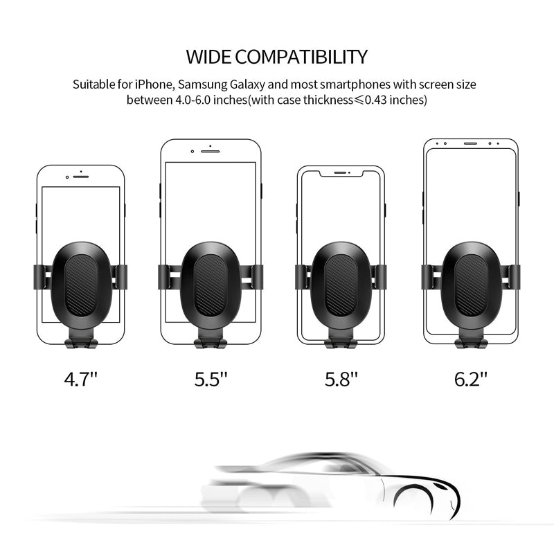 Car Mount Air Vent Holder Dock Cradle Gravity