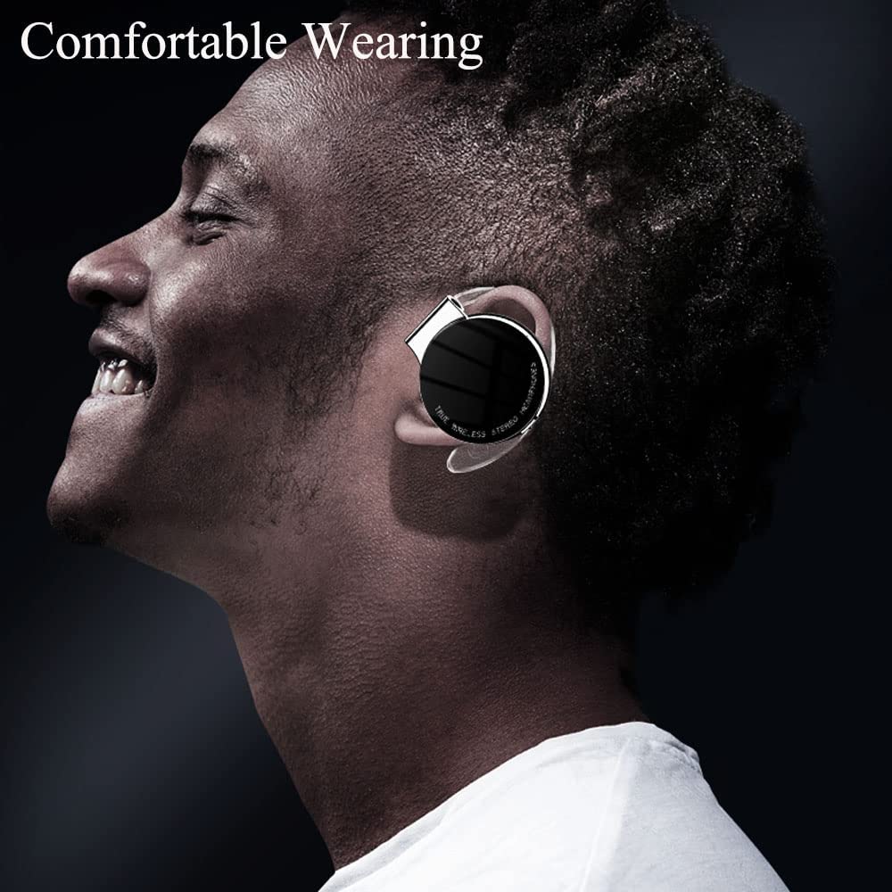 Ear-hook Wireless Earphones TWS Bluetooth Earbuds Over the Ear Headphones True Wireless Stereo Charging Case Hands-free Mic - ONZ41