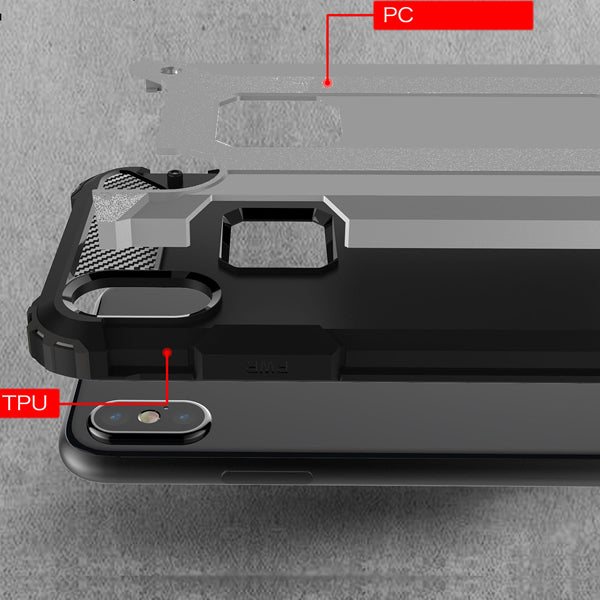 Case Hybrid Slim Fit Cover Reinforced Bumper Shock Absorbent