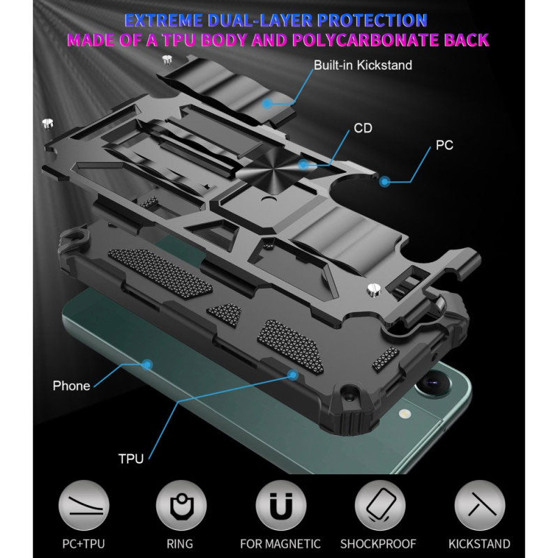 Hybrid Case Cover Kickstand Armor Drop-Proof Defender Protective - ONY94