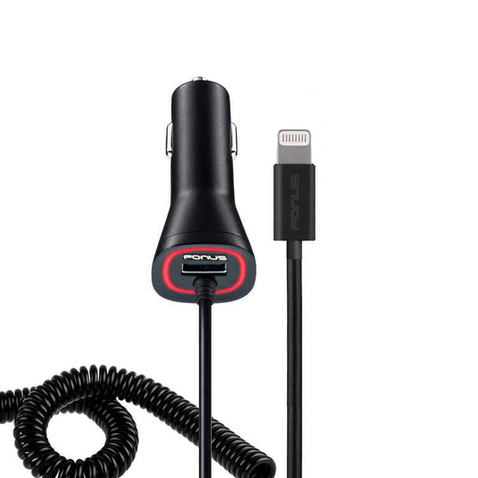 MFI Certified Car Charger Power Adapter USB Port - Fast Charge