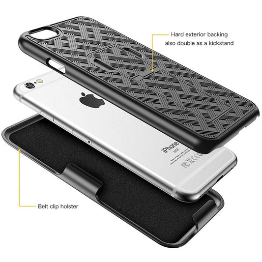 Case Belt Clip Holster Swivel Cover Kickstand Armor