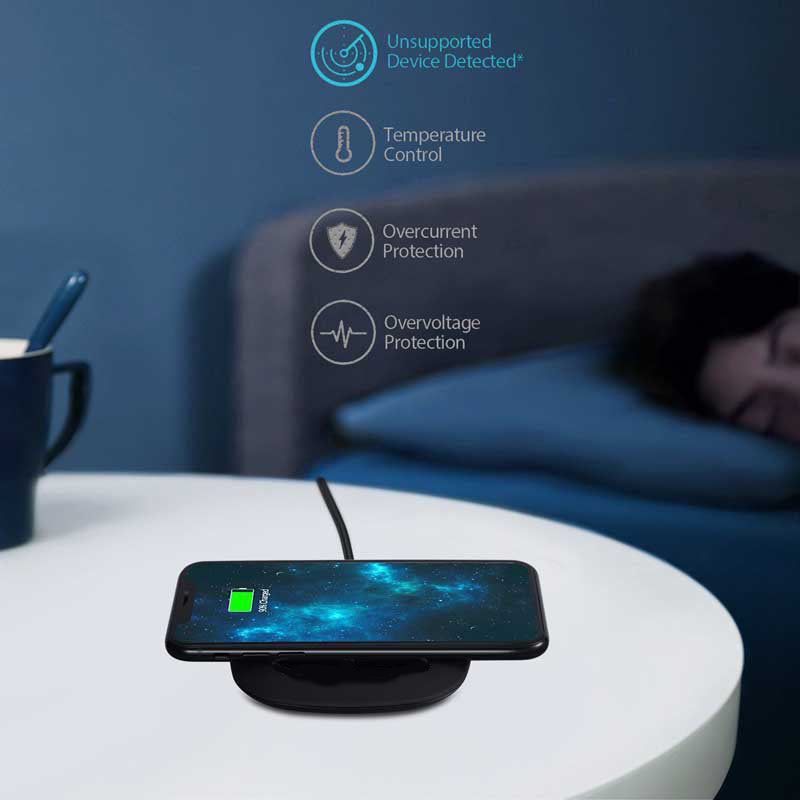 Wireless Charger Fast 7.5W and 10W Charging Pad Slim