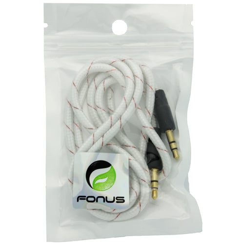 Aux Cable 3.5mm Adapter Car Stereo Aux-in Audio Cord Speaker Jack Wire