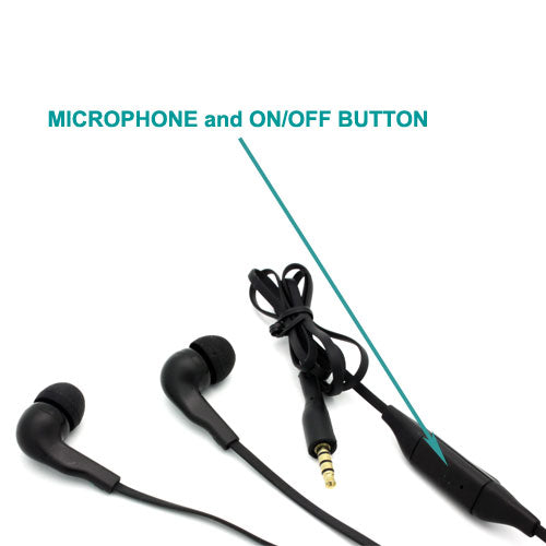 Wired Earphones Headphones Handsfree Mic 3.5mm Headset Earbuds