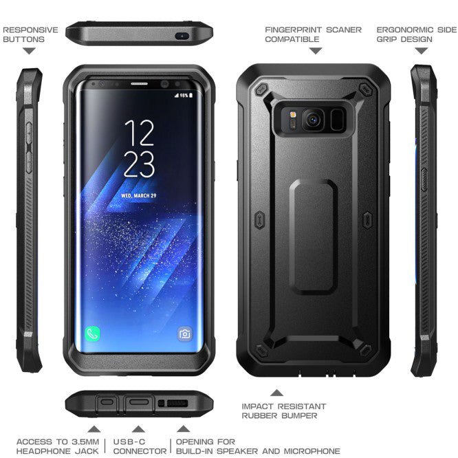 Case Hybrid Slim Fit Cover Reinforced Bumper Shock Absorbent