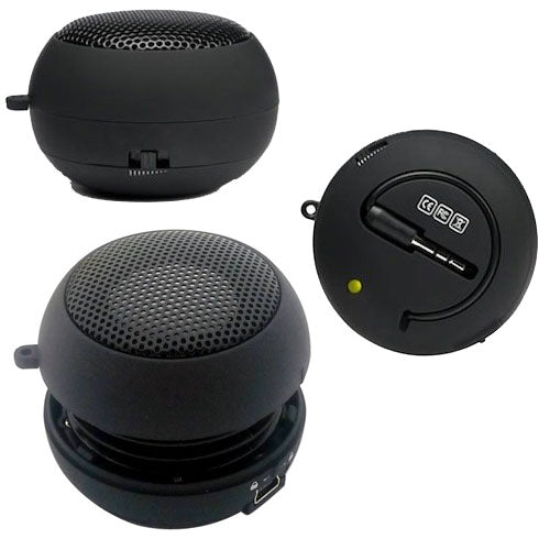 Wired Speaker Portable Audio Multimedia Rechargeable Black