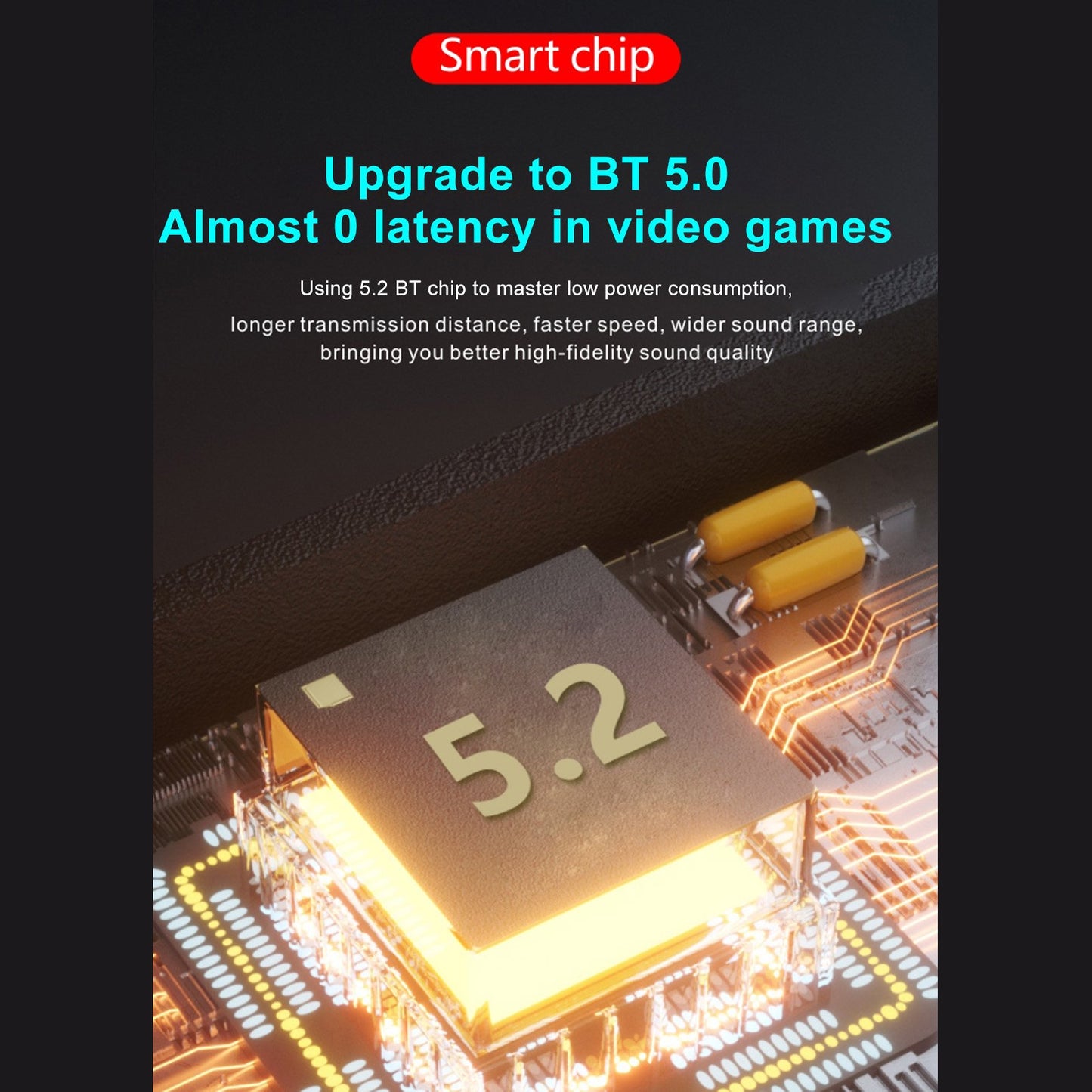 Ear-hook TWS Earphones Wireless Bluetooth Earbuds Ear hook Headphones True Stereo Charging Case - ONZ19