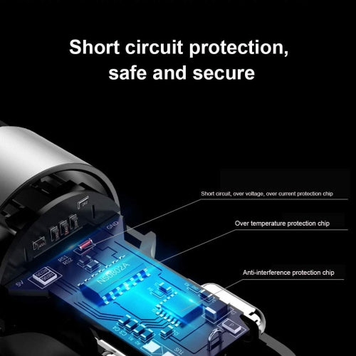 Quick Car Charger 36W 2-Port USB Cable Type-C PD Power Adapter