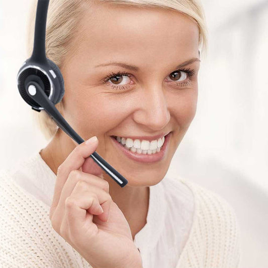 Wireless Headset Boom Microphone Bluetooth Headphone Earphone