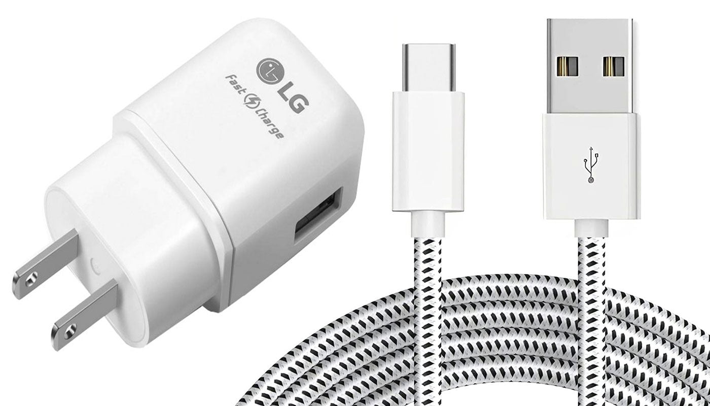 18W Fast Home Charger 6ft USB-C Cable Power Adapter TYPE-C