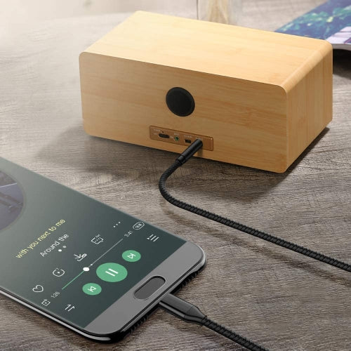 Aux Cable USB-C to 3.5mm Audio Cord Car Stereo Aux-in Adapter Speaker Jack Wire - ONA71