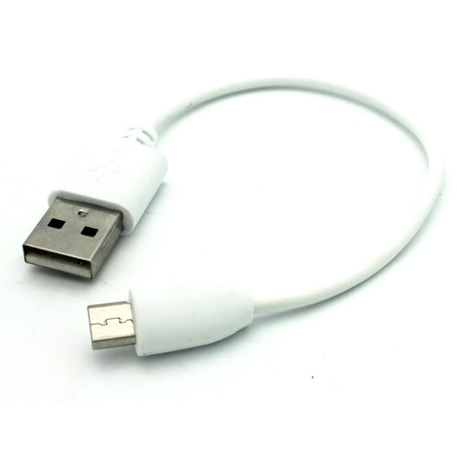 Short USB Cable MicroUSB Charger Cord Power Wire