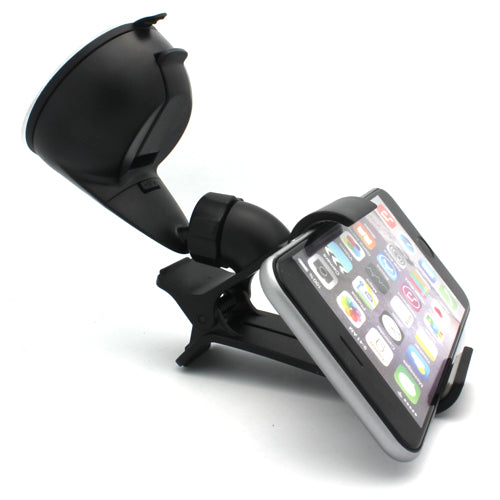 Car Mount Dash Windshield Holder Cradle Swivel