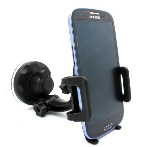 Car Mount Windshield Holder Glass Cradle Swivel