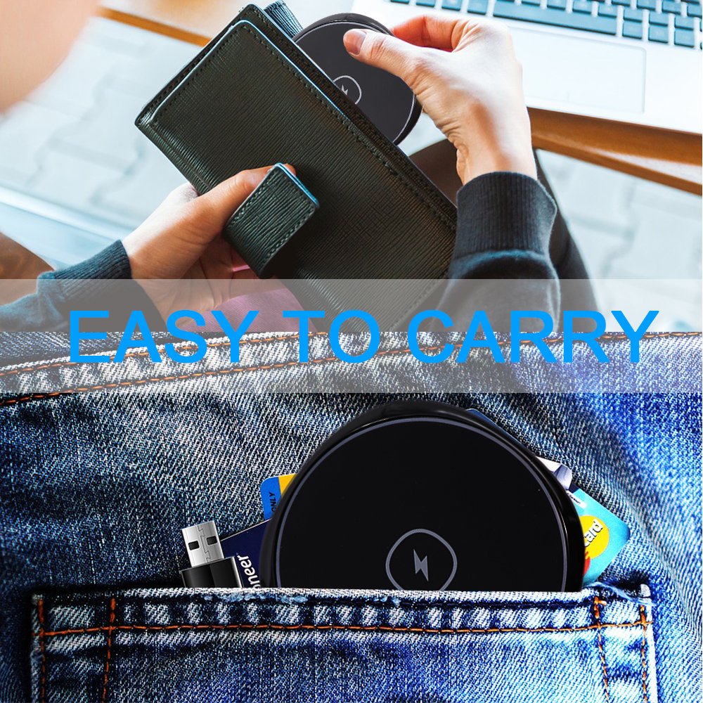 Wireless Charger Fast 7.5W and 10W Charging Pad Slim