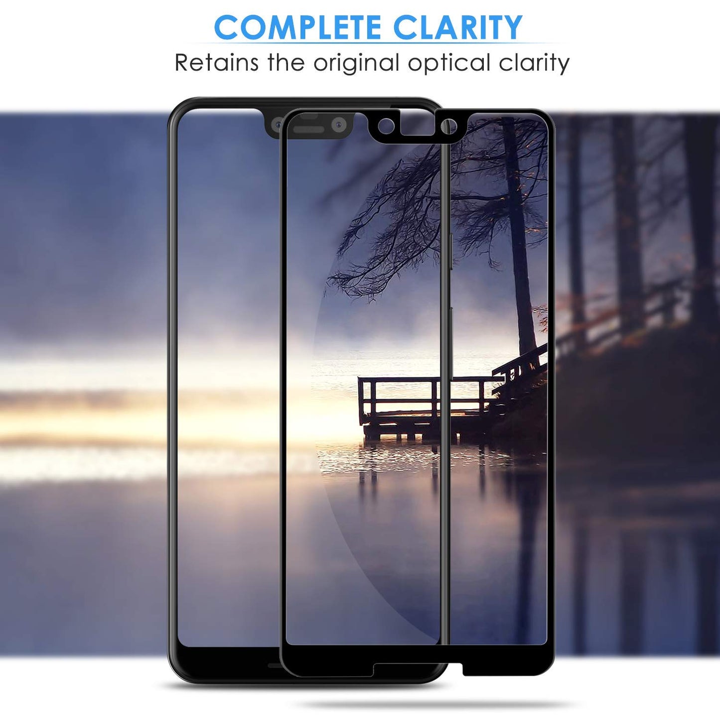 Screen Protector Tempered Glass 5D Touch Curved Edge Full Cover Bubble Free