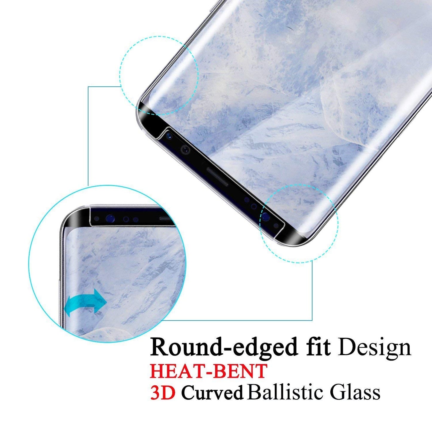 Screen Protector Anti-Glare Tempered Glass Matte 3D Curved Edge