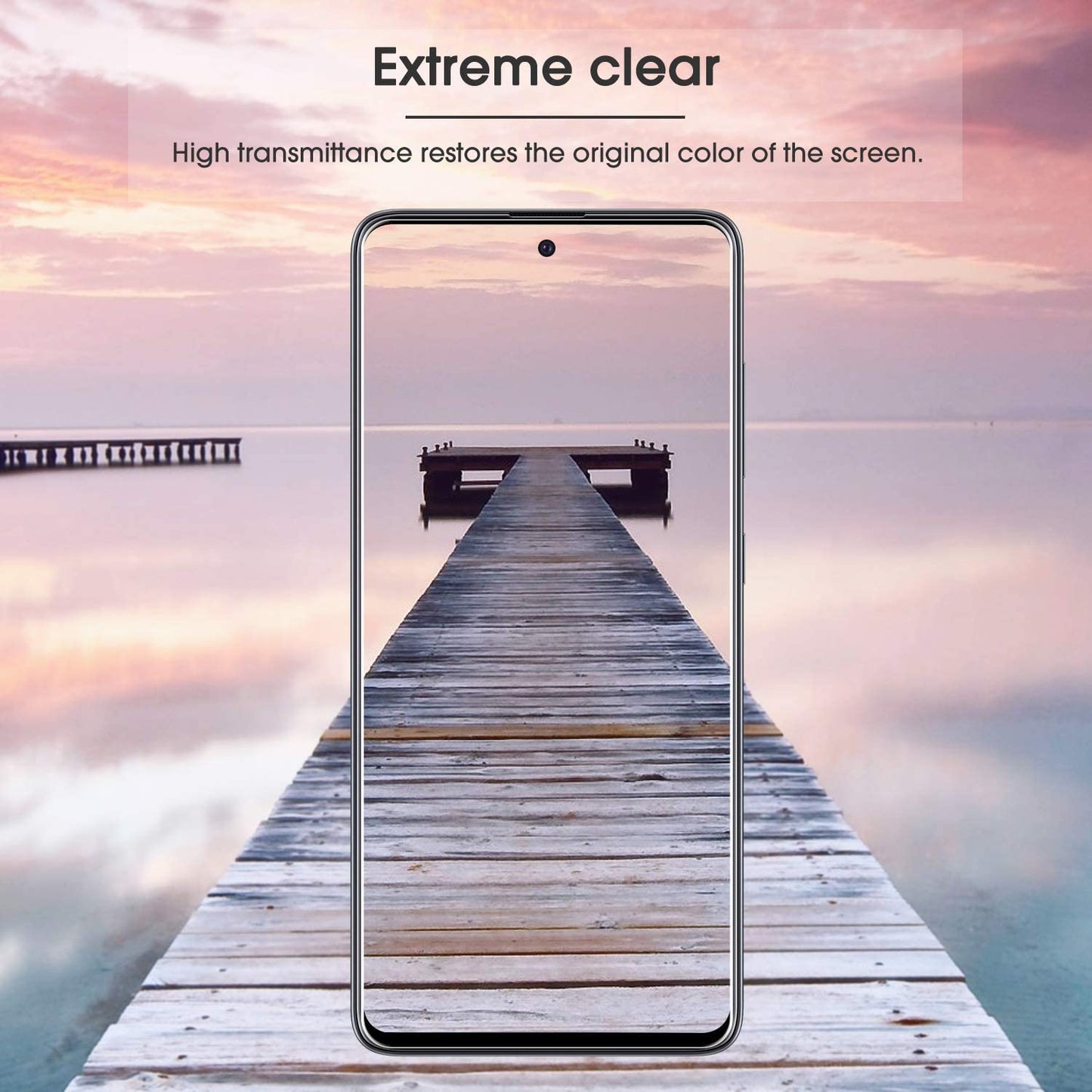 Screen Protector Tempered Glass 3D Curved Edge Full Cover HD Clear - ONZ61