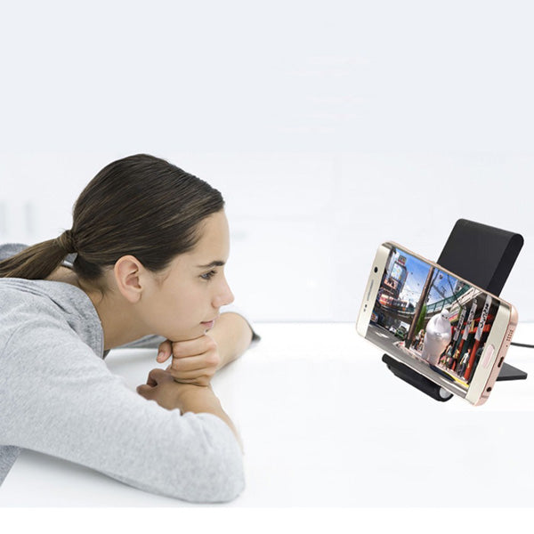 Wireless Charger 10W Fast Folding Stand 3-Coils Charging Pad