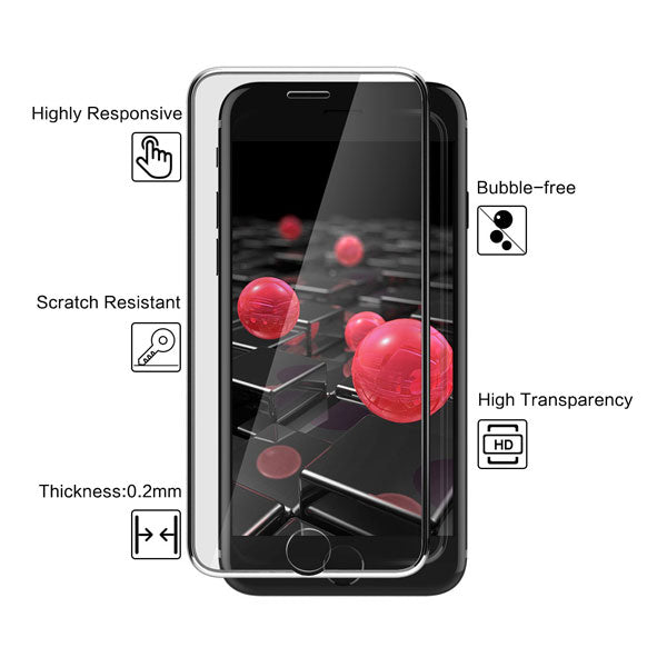 Screen Protector Tempered Glass 4D Touch Curved Edge Full Cover Bubble Free