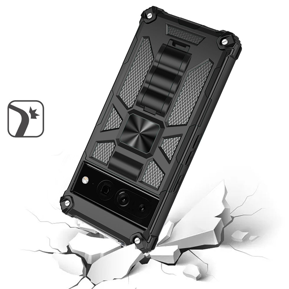 Hybrid Case Cover Metal For Magnet Kickstand Shockproof Armor - ONY36