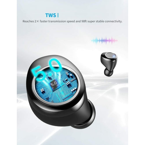 TWS Earphones Wireless Earbuds Headphones True Stereo Headset - ONTWS1