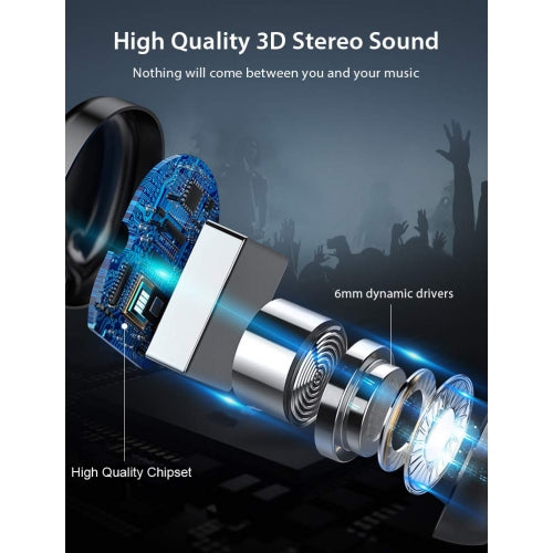 TWS Headphones Wireless Earbuds Earphones True Wireless Stereo Headset