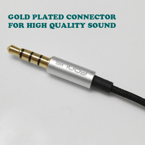 Wired Earphones Hi-Fi Sound Headphones Handsfree Mic Headset Wooden Earbuds