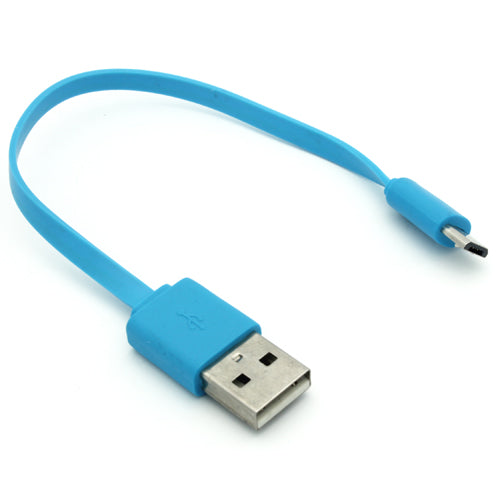 Short USB Cable MicroUSB Charger Cord Power Wire