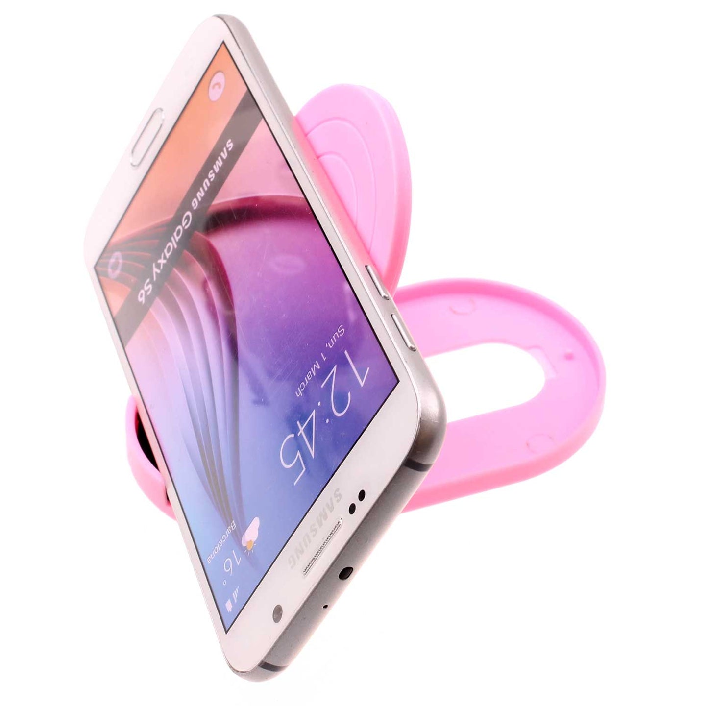 Fold-up Stand Pink Holder Travel Desktop Cradle - ONZ16