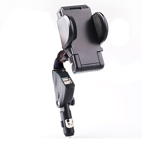 Car Mount Charger Holder DC Socket USB Port Cradle