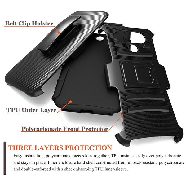 Case Belt Clip Holster Swivel Cover Kickstand Armor