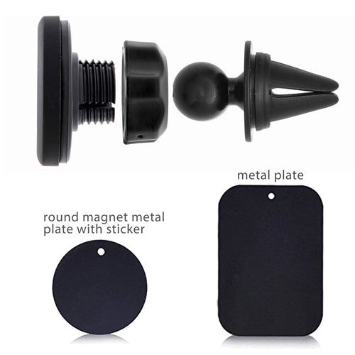 Car Mount Magnetic Air Vent Holder Swivel Dock Strong Grip