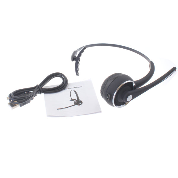 Wireless Headset Boom Microphone Bluetooth Headphone Earphone
