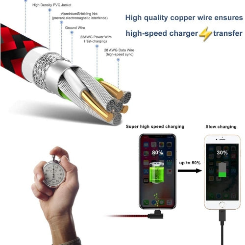 10ft PD Cable Type-C to USB-C Charger Cord Power Wire Sync - OND54